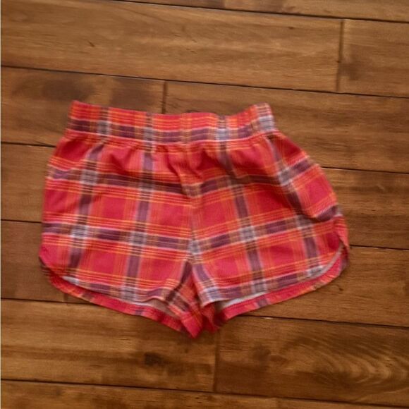 cat & Jack Girls Plaid Shorts Pajama Bottoms Size 6 - Picture 1 of 4